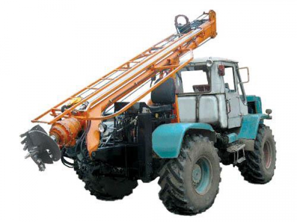Бурильно-крановая машина (ямобур) БКМ-321