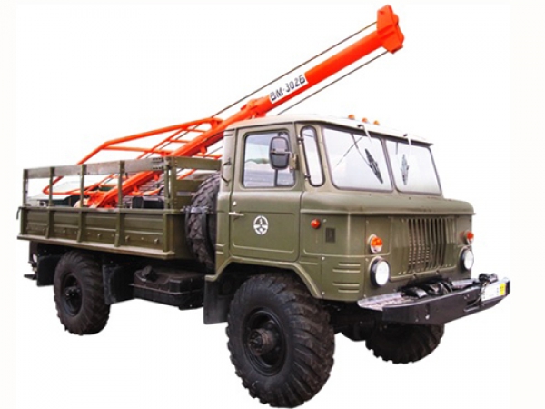 Бурильно-крановая машина БМ-302Б на базе ГАЗ-66